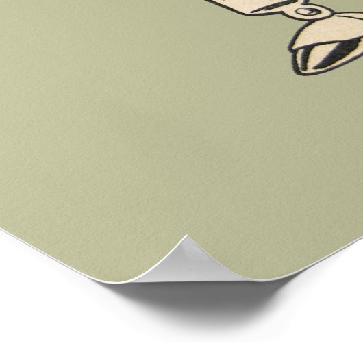 Tovenaar van het Man van de Tin van Oz Poster (Hoek)