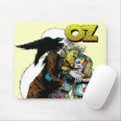 Tovenaar van het Oz Scarecrow/Patchwork Girl-muisp Muismat (Met muis)