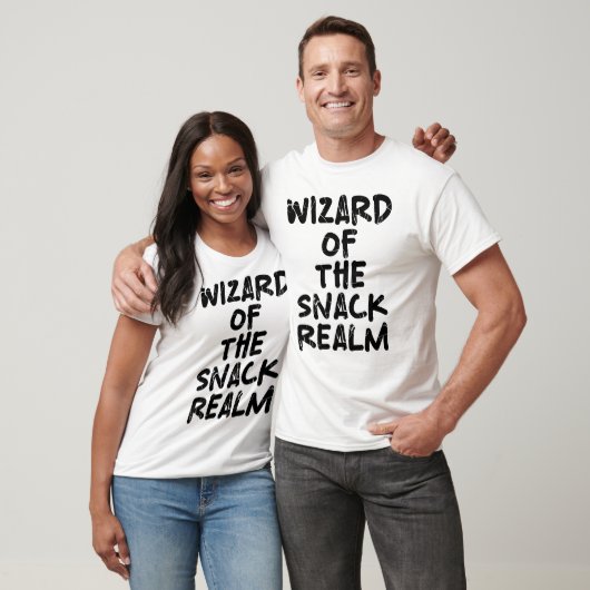 Tovenaar van het snackrijk t-shirt (Unisex)