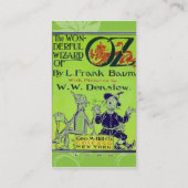 Tovenaar van het Visitekaartje Oz (Achterkant)