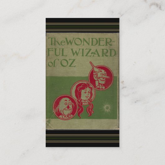 Tovenaar van het Visitekaartje Oz (Achterkant)