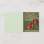 Tovenaar van het Visitekaartje Oz (Voorkant)