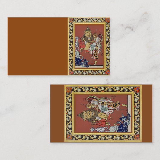 Tovenaar van het Visitekaartje Oz (Voorkant / Achterkant)