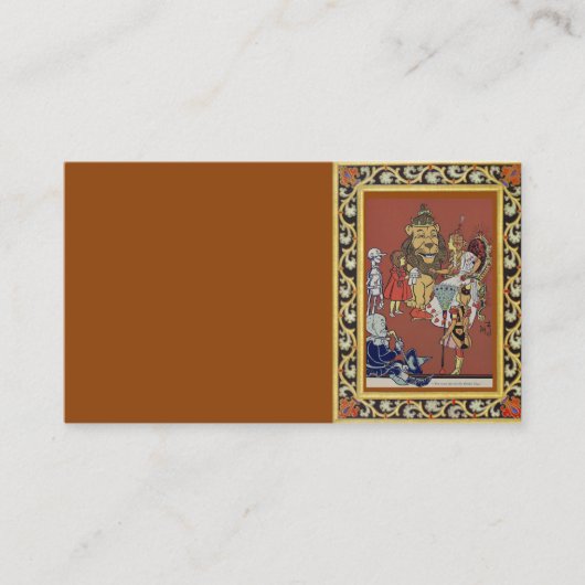 Tovenaar van het Visitekaartje Oz (Voorkant)