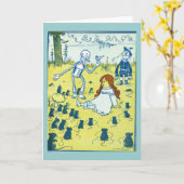 Tovenaar van het Wenskaart Oz Kaart (Gele Bloem)