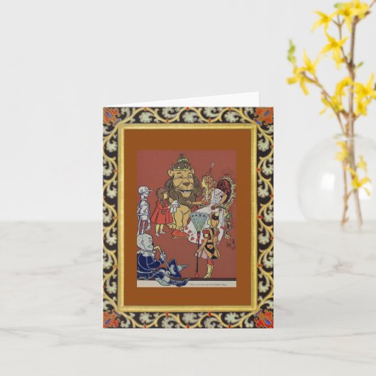 Tovenaar van het Wenskaart Oz Kaart (Gele Bloem)