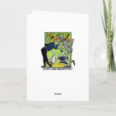 Tovenaar van het Wenskaart Oz Kaart (Achterkant)