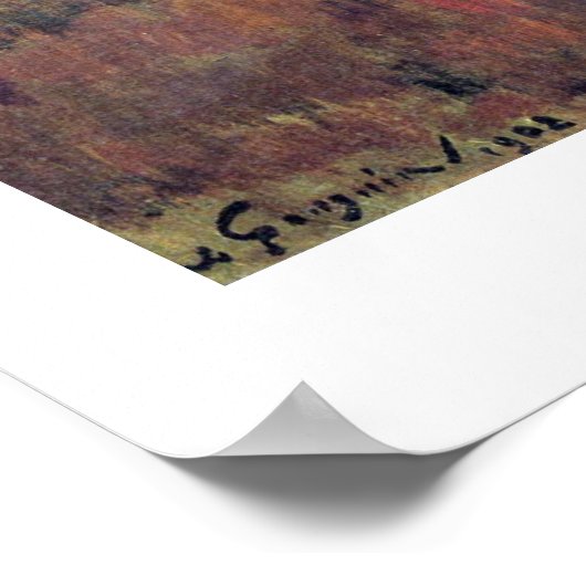 Tovenaar van Hiva-Oa door Eugene Paul Gauguin Poster (Hoek)