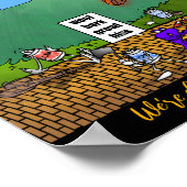 Tovenaar van Kikkers 10" x 8" poster (Hoek)