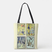tovenaar van Oz, 4 Zuivere Schalen van de Kwalite Tote Bag (Achterkant)