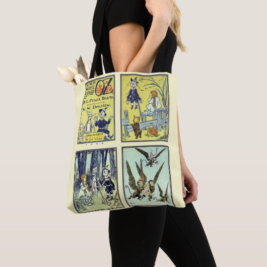 tovenaar van Oz, 4 Zuivere Schalen van de Kwalite Tote Bag (Dichtbij)