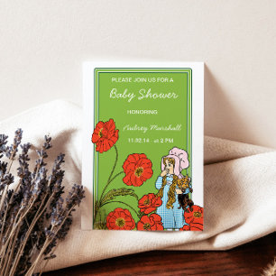 Tovenaar van Oz Baby shower Kaart