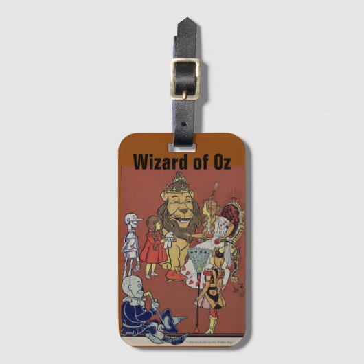 Tovenaar van Oz Bagagelabel (Voorkant (verticaal))