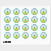 Tovenaar van Oz Birthday Party Favor Stickers (Vel)