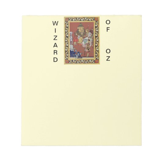 Tovenaar van Oz Blocnote (Voorkant)