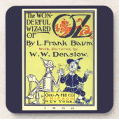  tovenaar van Oz Book Hoesje Art, titelpagina Bier Onderzetter (Voorkant)