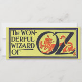tovenaar van Oz Book Hoesje Art, titelpagina Kaart (Voorkant)