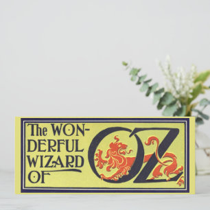 tovenaar van Oz Book Hoesje Art, titelpagina Kaart