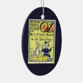  tovenaar van Oz Book Hoesje Art, titelpagina Keramisch Ornament (Rechts)