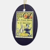  tovenaar van Oz Book Hoesje Art, titelpagina Keramisch Ornament