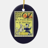  tovenaar van Oz Book Hoesje Art, titelpagina Keramisch Ornament
