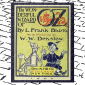  tovenaar van Oz Book Hoesje Art, titelpagina Legpuzzel