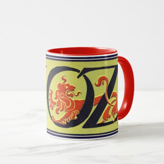 tovenaar van Oz Book Hoesje Art, titelpagina Mok (Voorkant rechts)