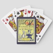 tovenaar van Oz Book Hoesje Art, titelpagina Pokerkaarten (Achterkant)