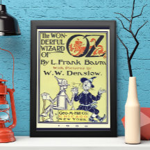  tovenaar van Oz Book Hoesje Art, titelpagina