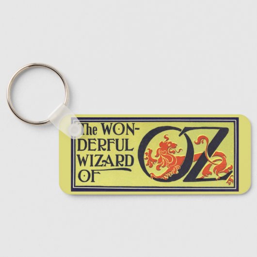  tovenaar van Oz Book Hoesje Art, titelpagina Sleutelhanger (Achterkant)