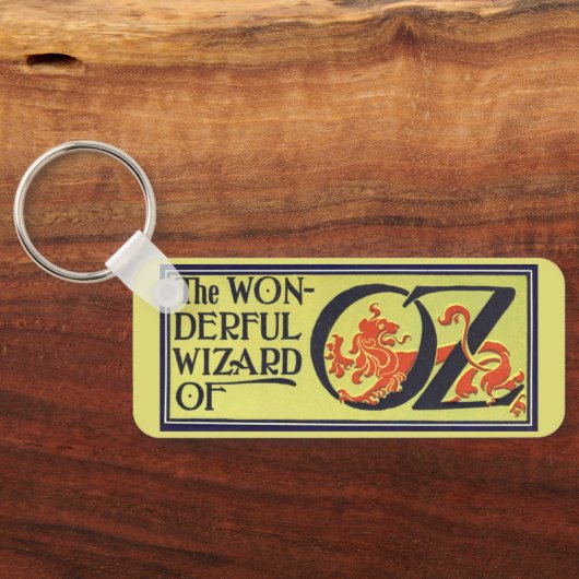  tovenaar van Oz Book Hoesje Art, titelpagina Sleutelhanger (Achterkant)