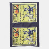 tovenaar van Oz Book Hoesje Art, titelpagina Theedoek (Verticaal)