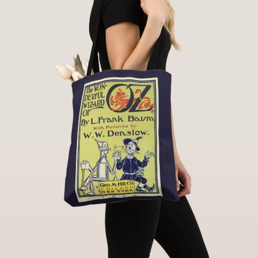  tovenaar van Oz Book Hoesje Art, titelpagina Tote Bag (Dichtbij)