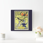  tovenaar van Oz Book Hoesje Art, titelpagina Vierkante Klok (Huis)