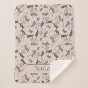 Tovenaar van Oz™ Boze Heks™ Kristallen Bol Patroon Sherpa Deken