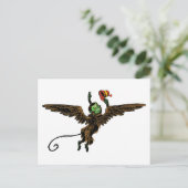 tovenaar van Oz, boze vliegende aap Briefkaart (Staand voorkant)