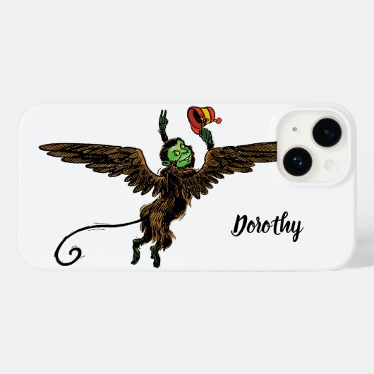  tovenaar van Oz, boze vliegende aap Case-Mate iPhone Case (Achterkant (horizontaal))