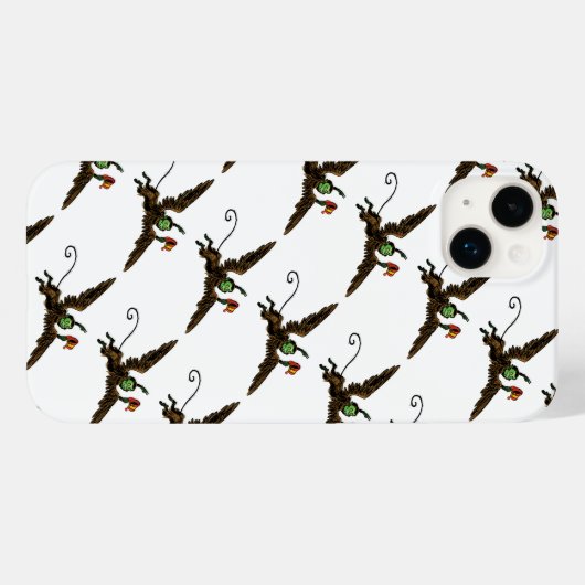 tovenaar van Oz, boze vliegende aap Case-Mate iPhone Case (Achterkant (horizontaal))