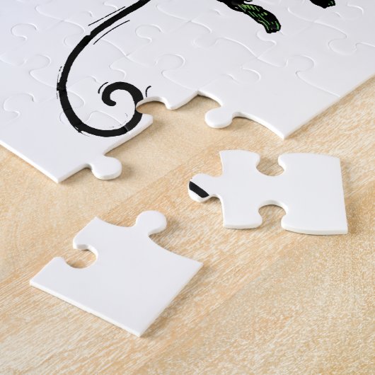  tovenaar van Oz, boze vliegende aap Legpuzzel (Zijkant)