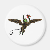 tovenaar van Oz, boze vliegende aap Magneet (Voorkant)