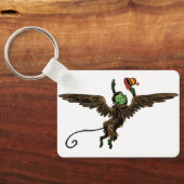 tovenaar van Oz, boze vliegende aap Sleutelhanger (Achterkant)