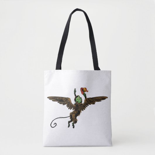 tovenaar van Oz, boze vliegende aap Tote Bag (Voorkant)