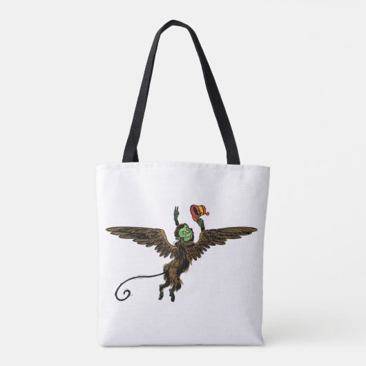 tovenaar van Oz, boze vliegende aap Tote Bag (Achterkant)