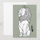  Tovenaar van Oz, Brave Cowarly Lion (Voorkant / Achterkant)