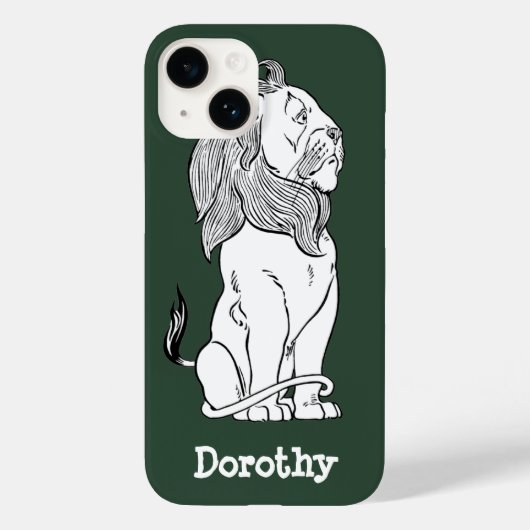 Tovenaar van Oz, Brave Cowarly Lion Case-Mate iPhone Case (Achterkant)