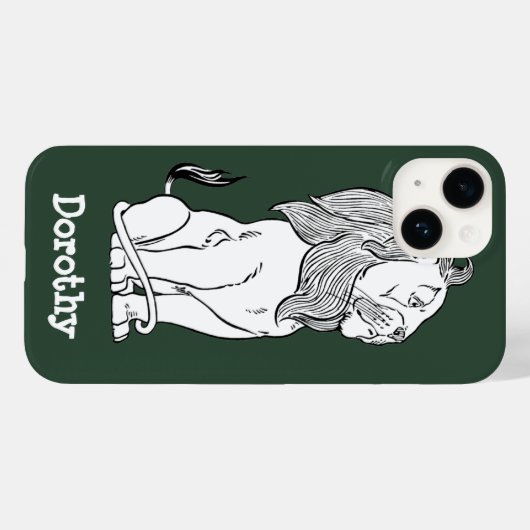 Tovenaar van Oz, Brave Cowarly Lion Case-Mate iPhone Case (Achterkant (horizontaal))