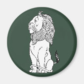  Tovenaar van Oz, Brave Cowarly Lion Magneet (Voorkant)