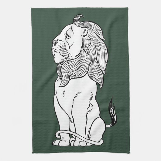 Tovenaar van Oz, Brave Cowarly Lion Theedoek (Verticaal)