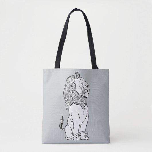  Tovenaar van Oz, Brave Cowarly Lion Tote Bag (Voorkant)