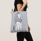  Tovenaar van Oz, Brave Cowarly Lion Tote Bag (Dichtbij)
